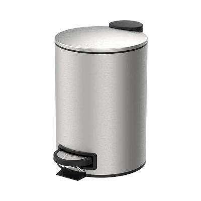 Lixeira Inox Com Pedal E Balde Removível 3L Decorline - Brinox