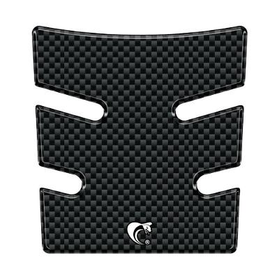 Protetor Tankpad Adesivo Resinado Honda Bros 160 2025/2026 Carbono Cor Transparente