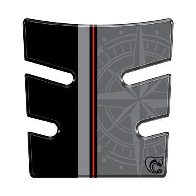 Protetor Tankpad Adesivo Resinado Honda Bros 160 2025/2026 Cinza Cor Cinza