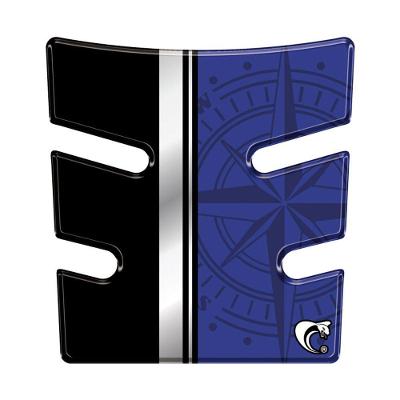 Protetor Tankpad Adesivo Resinado Honda Bros 160 2025/2026 Azul Cor Azul