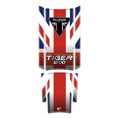 Protetor De Tanque Resinado Moto Triumph Tiger 900 20/21 Vermelho Cor Vermelho