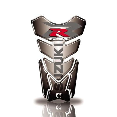Protetor De Tanque Adesivo Resinado Moto Suzuki Cor Vermelho