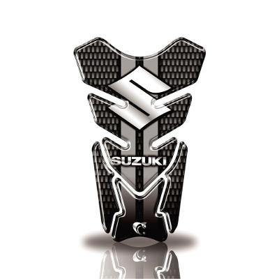 Protetor De Tanque Adesivo Resinado Moto Suzuki Cor Preto