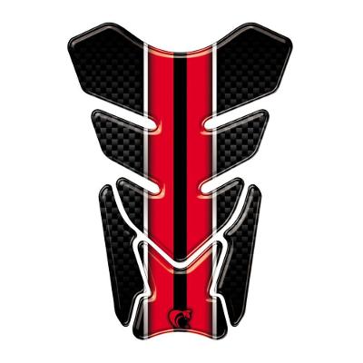 Protetor De Tanque Adesivo Resinado 3d Vermelho Cor Vermelho