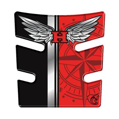 Protetor Tankpad Adesivo Resinado Honda Bros 160 2025/2026 Vermelho Cor Vermelho