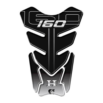 Protetor Tanque Resinado Compativel Moto Cg Titan 160 Preto Cor Preto