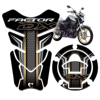 Protetor De Tanque Moto Factor Dx 2025 Dourado Cor Dourado