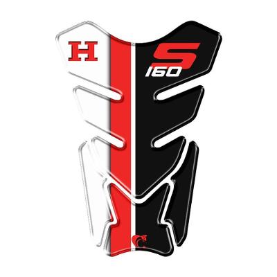 Protetor De Tanque Resinado 3d Honda Cg Titan 160 Preto Cor Preto