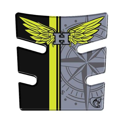 Protetor Tankpad Adesivo Resinado Honda Bros 160 2025/2026 Cor Verde Claro