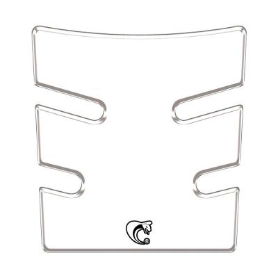 Protetor Tankpad Adesivo Resinado Honda Bros 160 2025/2026 Transparente Cor Transparente