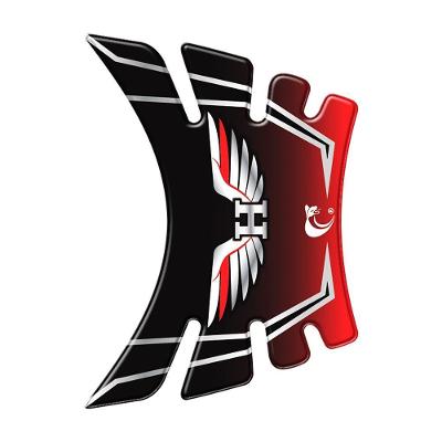 Protetor Tanque Cross Bros 160 Vermelho E Preto Vermelho Branco