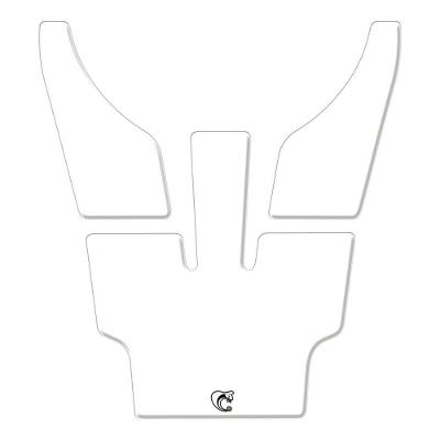 Protetor Tanque Moto Suzuki V Strom 1000cc 2010 Transparente Preto