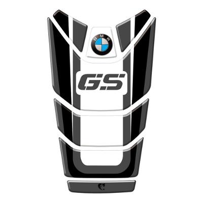 Protetor Tanque Moto Bmw Gs 1200 1250 2020 Acima Branco Preto E Branco