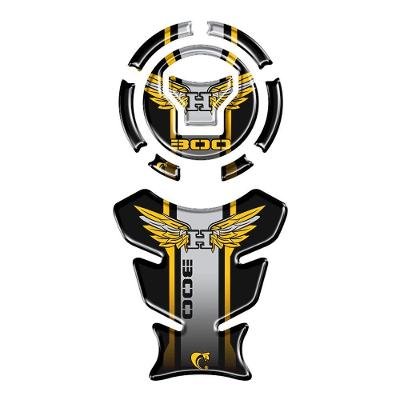 Kit Protetor De Tanque Adesivo Moto Honda Xre 190cc 300cc 2025-26 Amarelo Amarelo