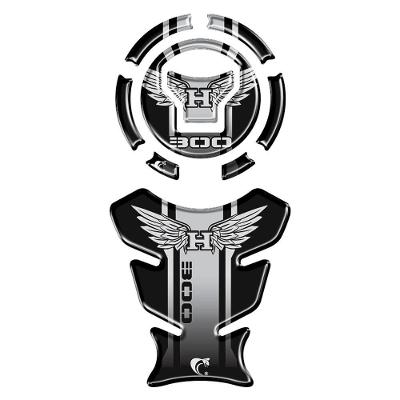 Kit Protetor De Tanque Adesivo Moto Honda Xre 190cc 300cc 2025-26 Cinza Cinza