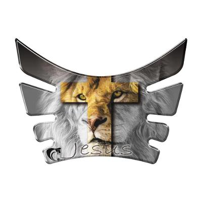 Protetor De Tanque Adesivo Moto Bros 160 Nsx Falcon Xre 190 Lander Crosser Jesus Leão Cinza