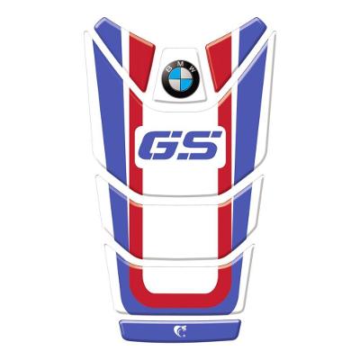 Protetor Tanque Moto Bmw Gs 1200 1250 2020 Acima Azul Azul Vermelho E Branco