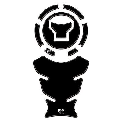 Kit Protetor De Tanque Adesivo Moto Honda Xre 190cc 300cc 2025-26 Preto Preto