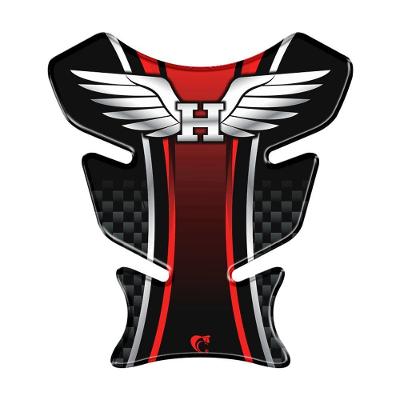 Adesivo Protetor De Tanque Moto Honda Asa Vermelho Vermelho