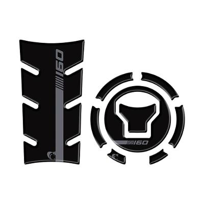 Kit Adesivo Protetor Tanque E Bocal Moto Honda Cg Titan 160 Ano 2025 Preto Preto