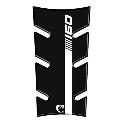 Adesivo Resinado Protetor Tanque Moto Honda Fan 160 Ano 2025 Preto Preto