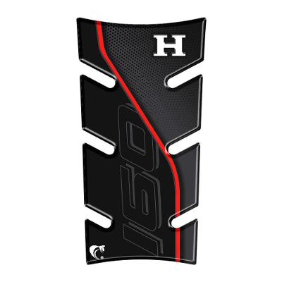 Adesivo Resinado Protetor Tanque Moto Honda Fan 160 Ano 2025 Preto