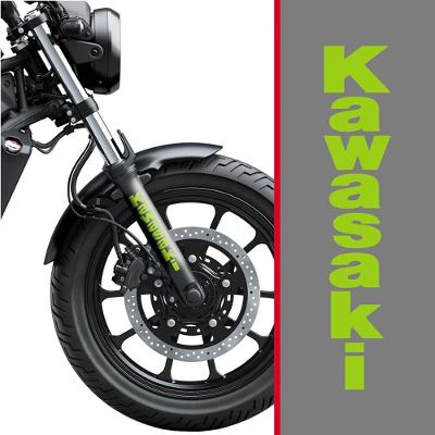 Adesivo Para Bengala De Moto Kawasaki Verde Verde