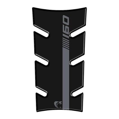 Adesivo Resinado Protetor Tanque Moto Honda Cg Titan 160 Ano 2025 Preto Preto