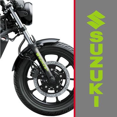 Adesivo Para Bengala De Moto Suzuki Verde Verde