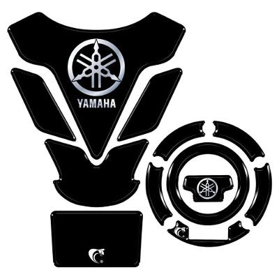 Kit Protetor De Tanque + Bocal Resinado Yamaha Factor Dx 2025-2026 Carbono Preto