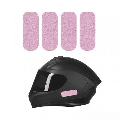 Kit Adesivo Capacete Refletivo Moto Rosa Rosa