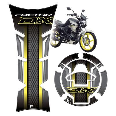 Adesivo Protetor De Tanque E Bocal Resinado Factor 150 Dx 2025 Amarelo Amarelo