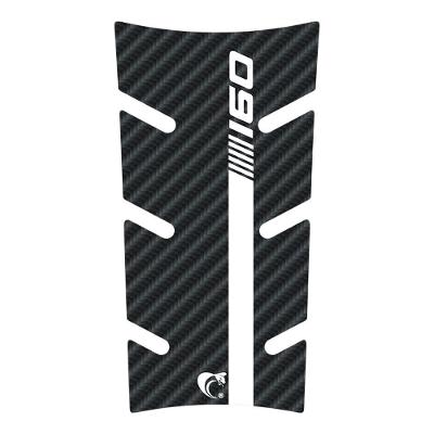 Adesivo Resinado Protetor Tanque Moto Honda Cg Titan 160 Ano 2025 Carbono Carbono