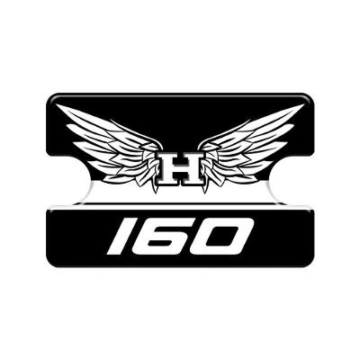 Adesivo Protetor Resinado Burrinho De Freio Cg 160 Start ,fan,titan E Cargo Branco Azul