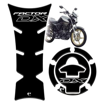 Adesivo Protetor De Tanque E Bocal Resinado Factor 150 Dx 2025 Preto