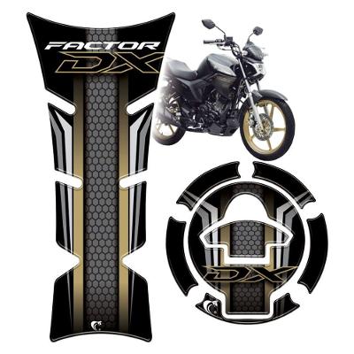Adesivo Protetor De Tanque E Bocal Resinado Factor 150 Dx 2025 Dourado Dourado