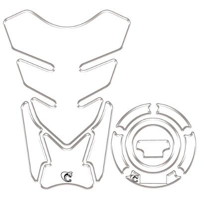 Kit Adesivo Protetor Tanque Bocal 3d Yamaha Factor 2025-26 Transparente Transparente