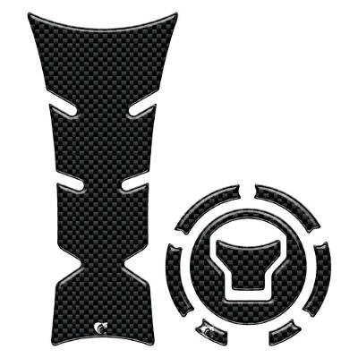 Kit Adesivo Protetor De Tanque Moto Honda Cb Twister 300f 2025 - Carbono Carbono