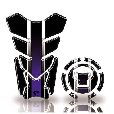 Adesivo Resinado Protetor Tanque E Bocal Moto Honda Acima 2018 Azul Azul