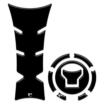 Kit Adesivo Protetor De Tanque Moto Honda Cb Twister 300f 2025 -preto Preto