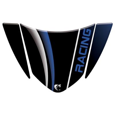 Adesivo Protetor De Rabeta Honda Cg Titan 125 (2008 A 2010) Azul Azul