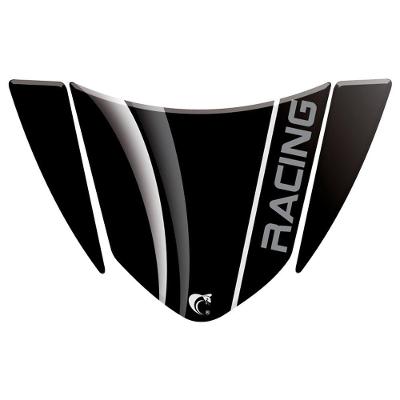 Adesivo Protetor De Rabeta Honda Cg Titan 125 (2008 A 2010) Cinza