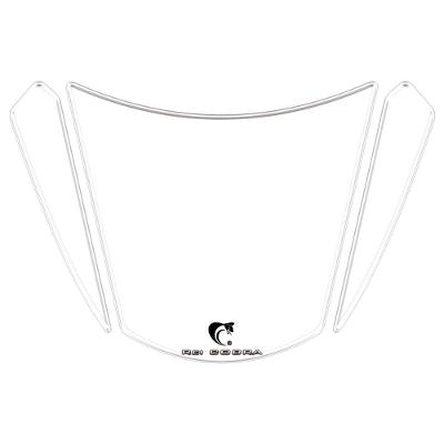 Adesivo Protetor De Rabeta Honda Cg Titan 125 1999 A 2008 Transparente Transparente