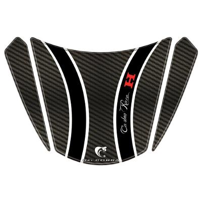 Adesivo Protetor De Rabeta Honda Cg Titan 125 1999 A 2008 Carbon Race Cinza