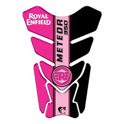Adesivo Resinado Protetor De Tanque Royal Enfield Meteor 350 Rosa