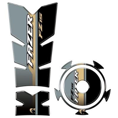 Adesivo Protetor Tanque E Bocal Resinado Yamaha Fz15 2025-2026 Preto