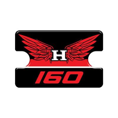 Adesivo Protetor Resinado Burrinho De Freio Cg 160 Start ,fan,titan E Cargo Vermelho Vermelho