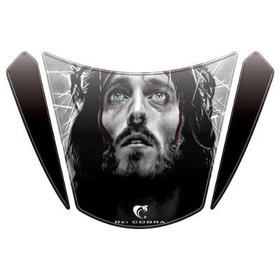 Adesivo Protetor De Rabeta Honda Cg Titan 125 1999 A 2008 Jesus Cinza