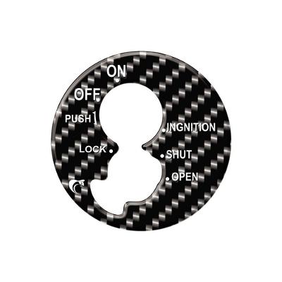 Adesivo Resinado Ignição Honda Biz 125 - 2009 A 2016 -carbono Carbono