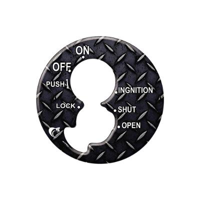 Adesivo Resinado Ignição Honda Biz 125 - 2009 A 2016 - Preto Preto